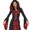 Women's Scarlette Mistress Costume Hooded Red and Black Halloween Dress